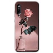 Xiaomi Mi 9 SE Retro Gül Baskılı Uyumlu Silikon Kılıf