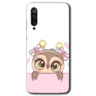 Xiaomi Mi 9 SE Sevimli Baykuş Baskılı Uyumlu Silikon Kılıf