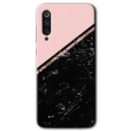 Xiaomi Mi 9 SE Yarım Mermer Baskılı Uyumlu Silikon Kılıf