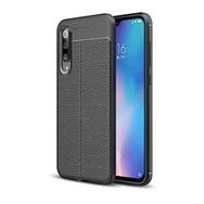 Xiaomi Mi 9 Zore Niss Deri Görünümlü Arka Kapak Uyumlu Silikon Kılıf