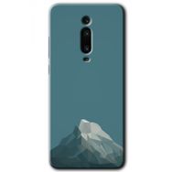 Xiaomi Mi 9T Alone Mountain Baskılı Uyumlu Silikon Kılıf