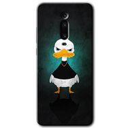 Xiaomi Mi 9T Angry Duck Baskılı Uyumlu Silikon Kılıf