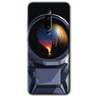 Xiaomi Mi 9T Astronot Baskılı Uyumlu Silikon Kılıf