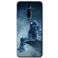 Xiaomi Mi 9T Astronot Yalnızlığı Baskılı Uyumlu Silikon Kılıf