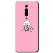 Xiaomi Mi 9T Bad Grandmother Baskılı Uyumlu Silikon Kılıf