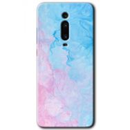 Xiaomi Mi 9T Blue Art Baskılı Uyumlu Silikon Kılıf