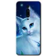 Xiaomi Mi 9T Cat Glance Baskılı Uyumlu Silikon Kılıf