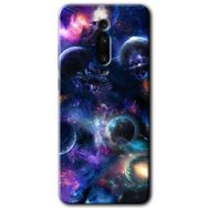 Xiaomi Mi 9T Gezegen Karışımı Baskılı Uyumlu Silikon Kılıf