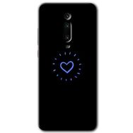 Xiaomi Mi 9T Heart Strokes Baskılı Uyumlu Silikon Kılıf