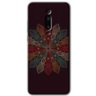 Xiaomi Mi 9T Mandala Flower Wal Baskılı Uyumlu Silikon Kılıf