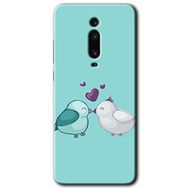 Xiaomi Mi 9T Mutlu Kuşlar Baskılı Uyumlu Silikon Kılıf
