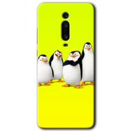 Xiaomi Mi 9T Penguenler Baskılı Uyumlu Silikon Kılıf