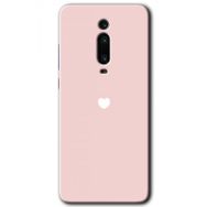 Xiaomi Mi 9T Sade Kalp Baskılı Uyumlu Silikon Kılıf