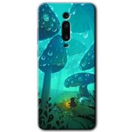 Xiaomi Mi 9T Silhoutte Dropss Baskılı Uyumlu Silikon Kılıf