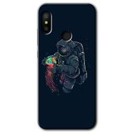 Xiaomi Mi A2 Lite Astronot Kıyafeti Baskılı Uyumlu Silikon Kılıf