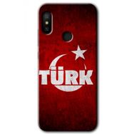 Xiaomi Mi A2 Lite Ayyıldız Türk Baskılı Uyumlu Silikon Kılıf