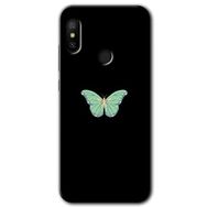Xiaomi Mi A2 Lite Butterfly Tree Baskılı Uyumlu Silikon Kılıf