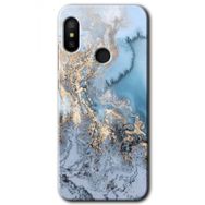 Xiaomi Mi A2 Lite Eski Mermer Baskılı Uyumlu Silikon Kılıf