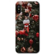 Xiaomi Mi A2 Lite Happy New Year Baskılı Uyumlu Silikon Kılıf