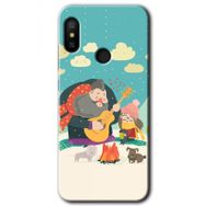 Xiaomi Mi A2 Lite Kış Pikniği Baskılı Uyumlu Silikon Kılıf