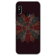 Xiaomi Mi A2 Lite Mandala Flower Wal Baskılı Uyumlu Silikon Kılıf