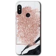 Xiaomi Mi A2 Lite Simli Mermer Baskılı Uyumlu Silikon Kılıf