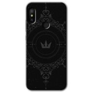 Xiaomi Mi A2 Lite Siyah Mandala 1 Baskılı Uyumlu Silikon Kılıf