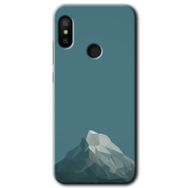 Xiaomi Mi Max 3 Alone Mountain Baskılı Uyumlu Silikon Kılıf