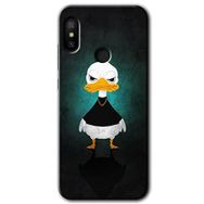 Xiaomi Mi Max 3 Angry Duck Baskılı Uyumlu Silikon Kılıf