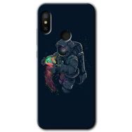 Xiaomi Mi Max 3 Astronot Kıyafeti Baskılı Uyumlu Silikon Kılıf