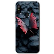 Xiaomi Mi Max 3 Dark Butterfly Baskılı Uyumlu Silikon Kılıf