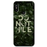 Xiaomi Mi Max 3 Do Not Hide Baskılı Uyumlu Silikon Kılıf