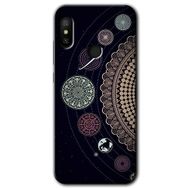 Xiaomi Mi Max 3 Gezegen Döngüsü Baskılı Uyumlu Silikon Kılıf