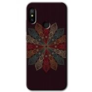 Xiaomi Mi Max 3 Mandala Flower Wal Baskılı Uyumlu Silikon Kılıf