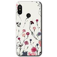 Xiaomi Mi Max 3 Mat Çiçek Baskılı Uyumlu Silikon Kılıf