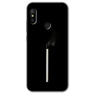 Xiaomi Mi Max 3 Sönmüş Kibrit Baskılı Uyumlu Silikon Kılıf