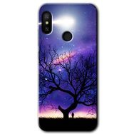 Xiaomi Mi Max 3 Uzay Silüet Baskılı Uyumlu Silikon Kılıf