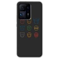 Xiaomi Mi Mix 4 Avengers Minimalism Baskılı Uyumlu Silikon Kılıf
