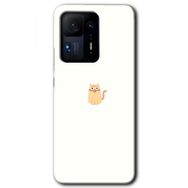 Xiaomi Mi Mix 4 Cat Minimalism Baskılı Uyumlu Silikon Kılıf