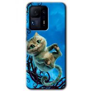 Xiaomi Mi Mix 4 Çılgın Kedi Baskılı Uyumlu Silikon Kılıf