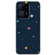 Xiaomi Mi Mix 4 Çizim Gezegen Baskılı Uyumlu Silikon Kılıf
