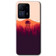Xiaomi Mi Mix 4 Gözlem Kulesi Baskılı Uyumlu Silikon Kılıf