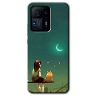 Xiaomi Mi Mix 4 Kedili Kız Baskılı Uyumlu Silikon Kılıf