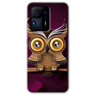Xiaomi Mi Mix 4 Owl Bird Branch Baskılı Uyumlu Silikon Kılıf