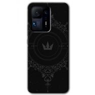 Xiaomi Mi Mix 4 Siyah Mandala 1 Baskılı Uyumlu Silikon Kılıf