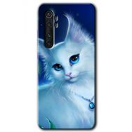 Xiaomi Mi Note 10 Lite Cat Glance Baskılı Uyumlu Silikon Kılıf