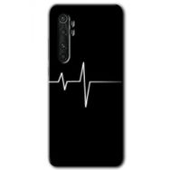 Xiaomi Mi Note 10 Lite Heart Rytm Baskılı Uyumlu Silikon Kılıf