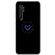 Xiaomi Mi Note 10 Lite Heart Strokes Baskılı Uyumlu Silikon Kılıf