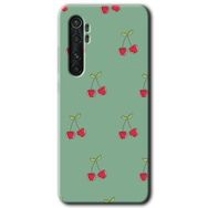 Xiaomi Mi Note 10 Lite Kiraz Berry Baskılı Uyumlu Silikon Kılıf