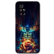 Xiaomi Redmi 10 Ballı Baykuş Baskılı Uyumlu Silikon Kılıf